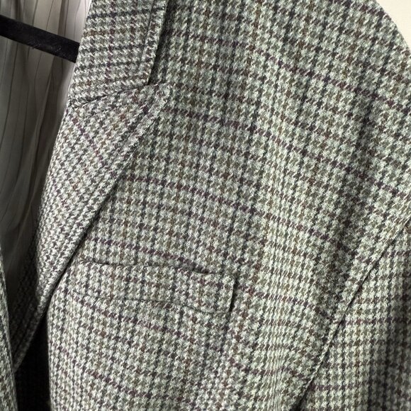 Veronica Beard Sybille Houndstooth Jacket Blazer Gray Wool Blend Size 12 $595 - Picture 10 of 10